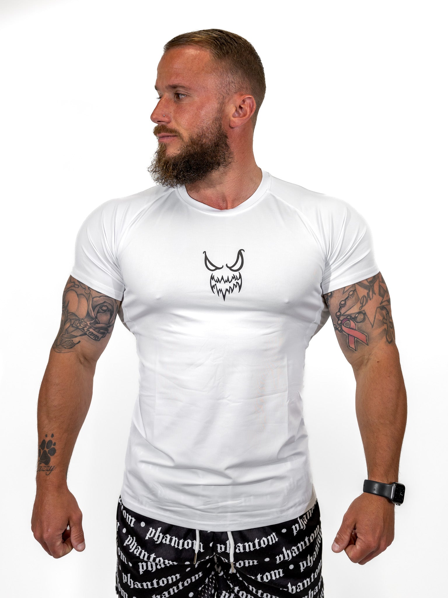 Apex Compression Tee - White