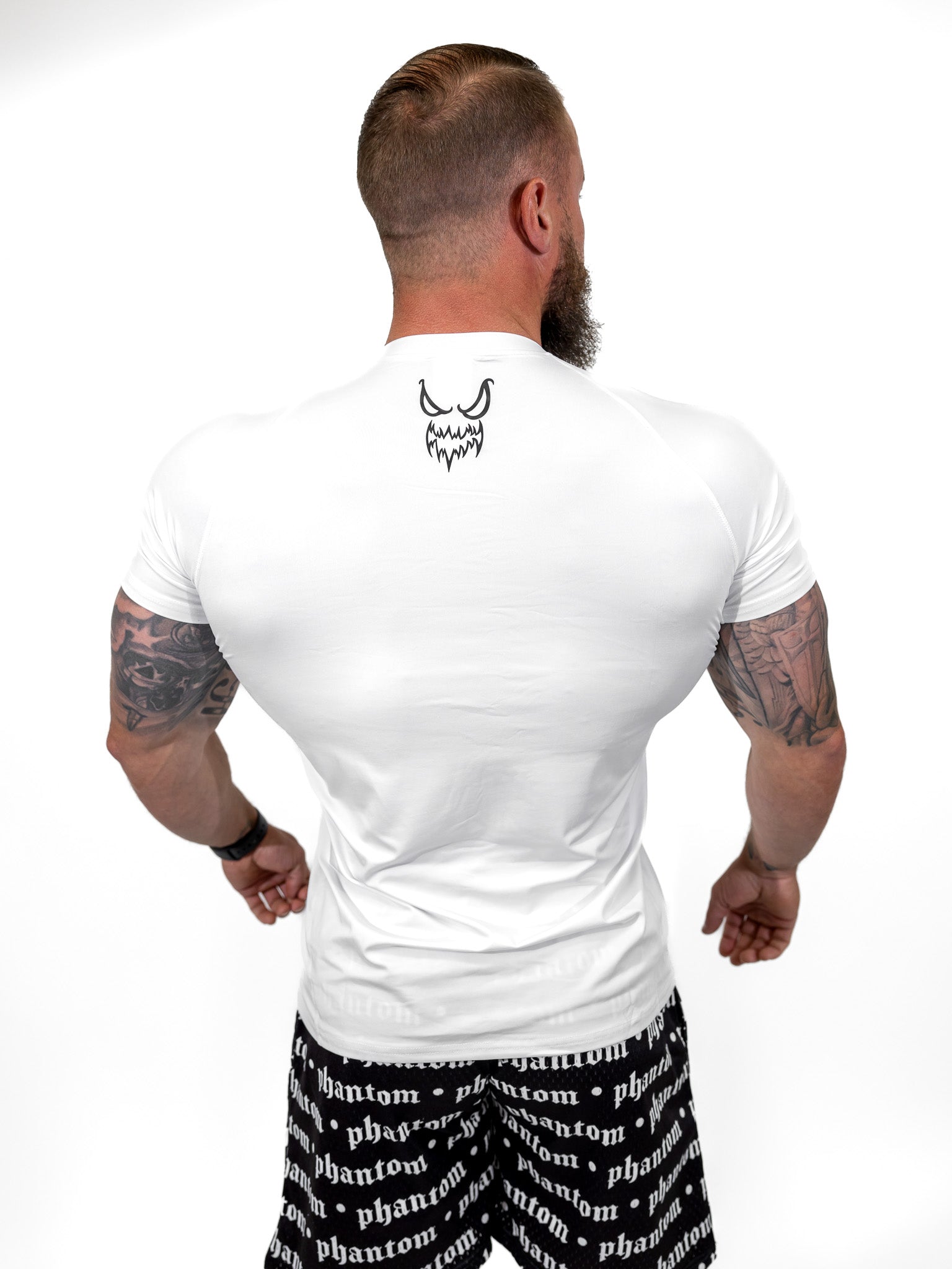 Script Compression Tee - White – PHANTOM