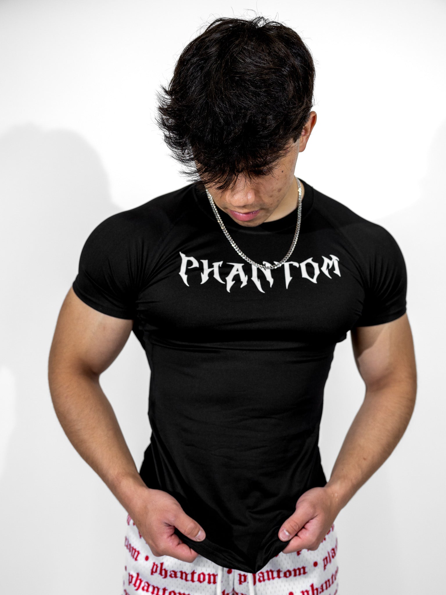 Script Compression Tee - Black