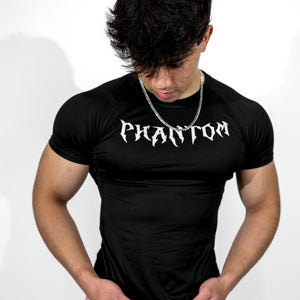 Script Compression Tee - Black