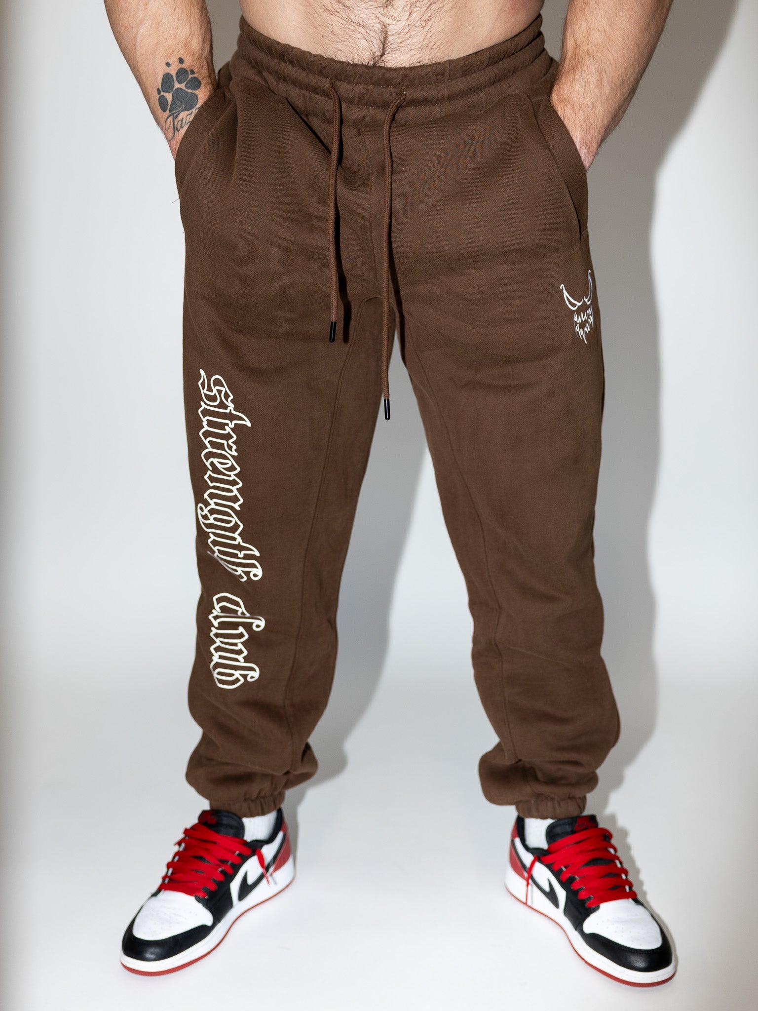 Strength Club Joggers - Brown