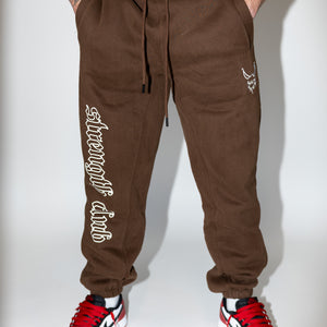 Strength Club Joggers - Brown