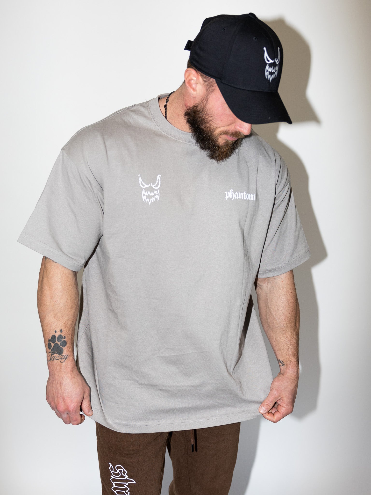 Strength Club Oversized Tee - Grey