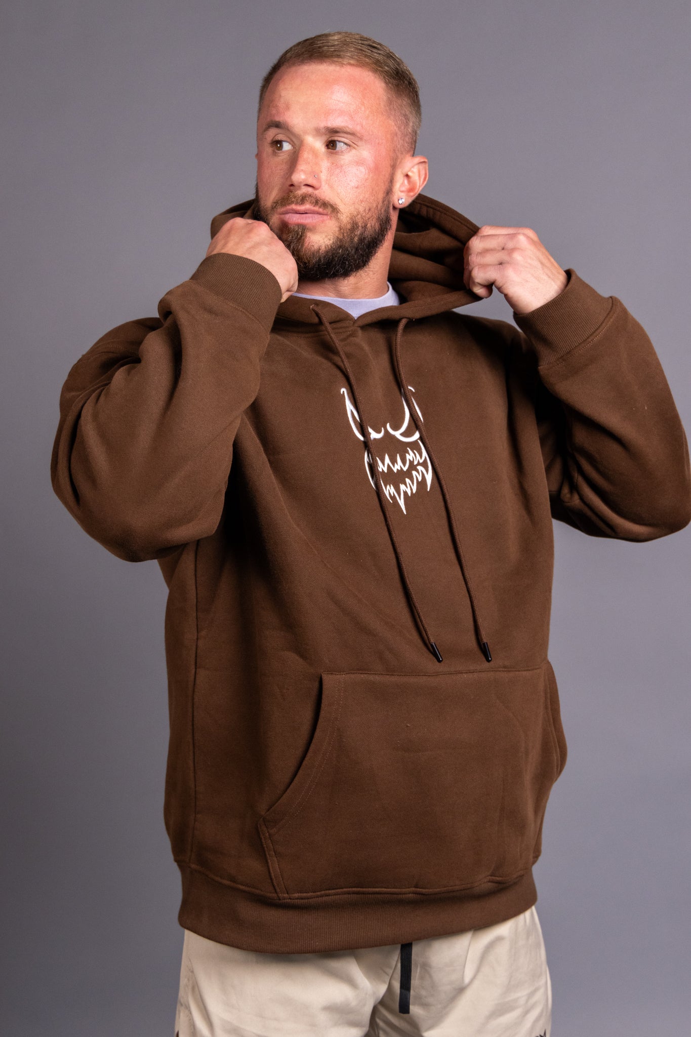 Strength Club Hoodie - Brown