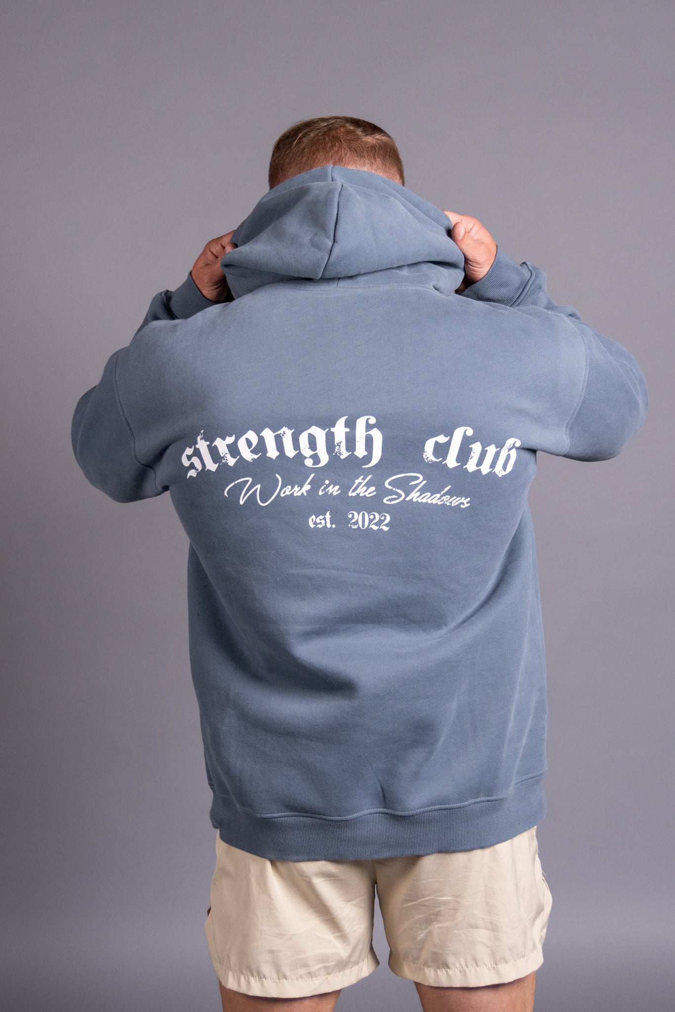 Strength Club Hoodie - Blue