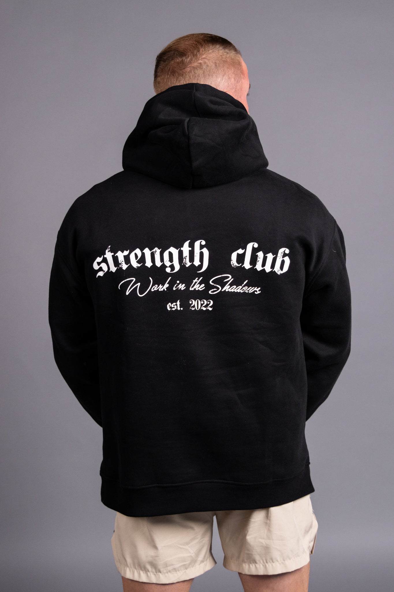 Strength Club Hoodie - Black