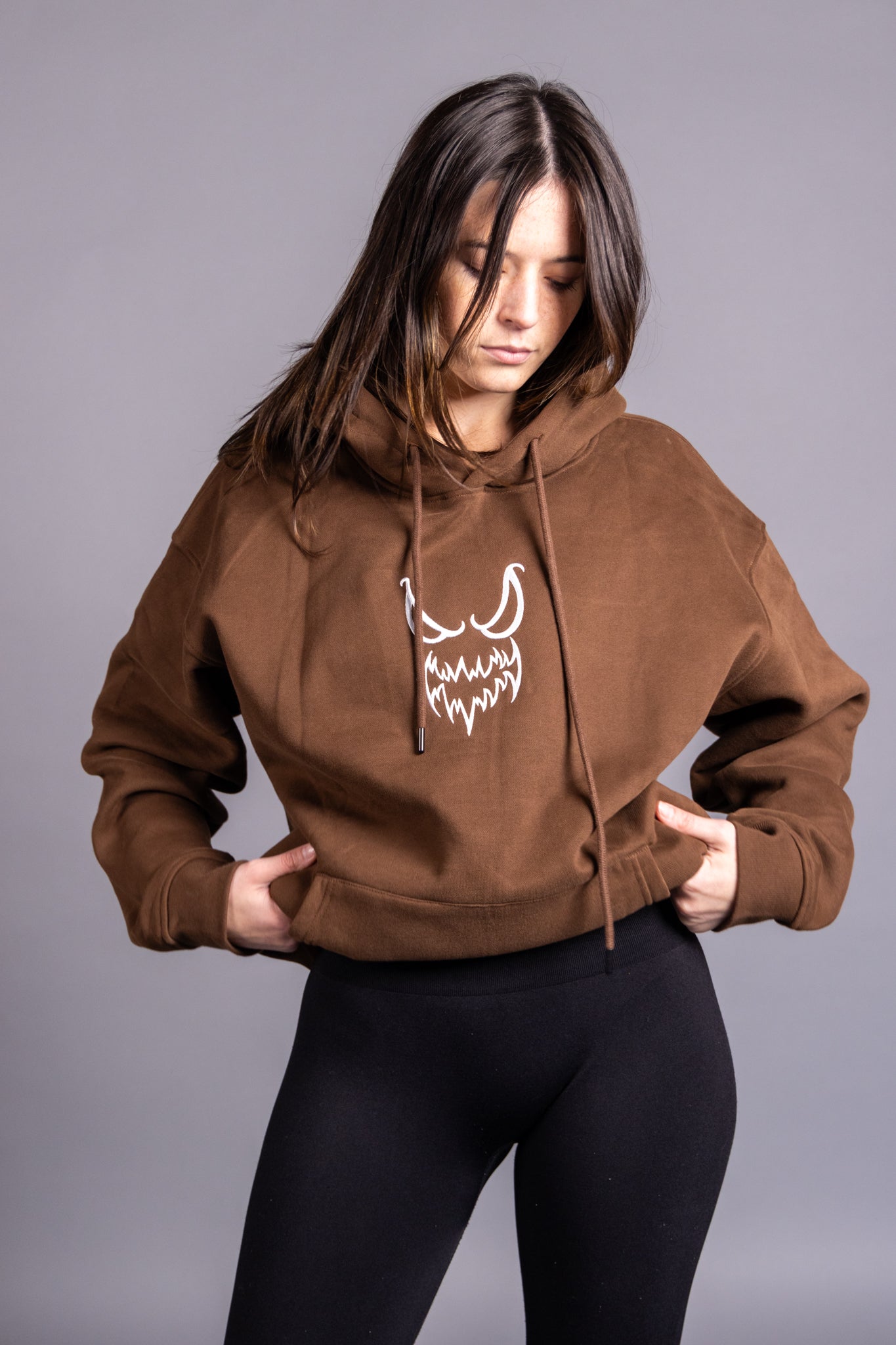 Strength Club Hoodie - Brown