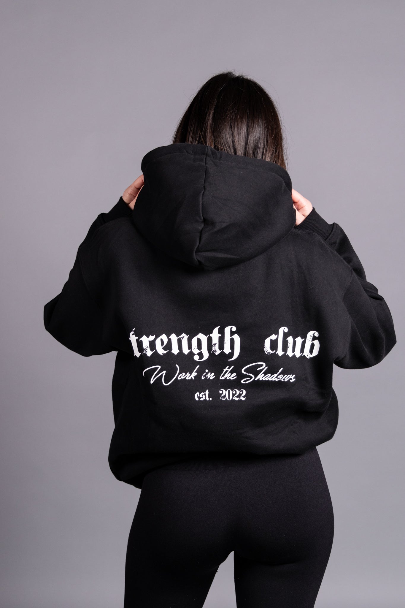 Strength Club Hoodie - Black