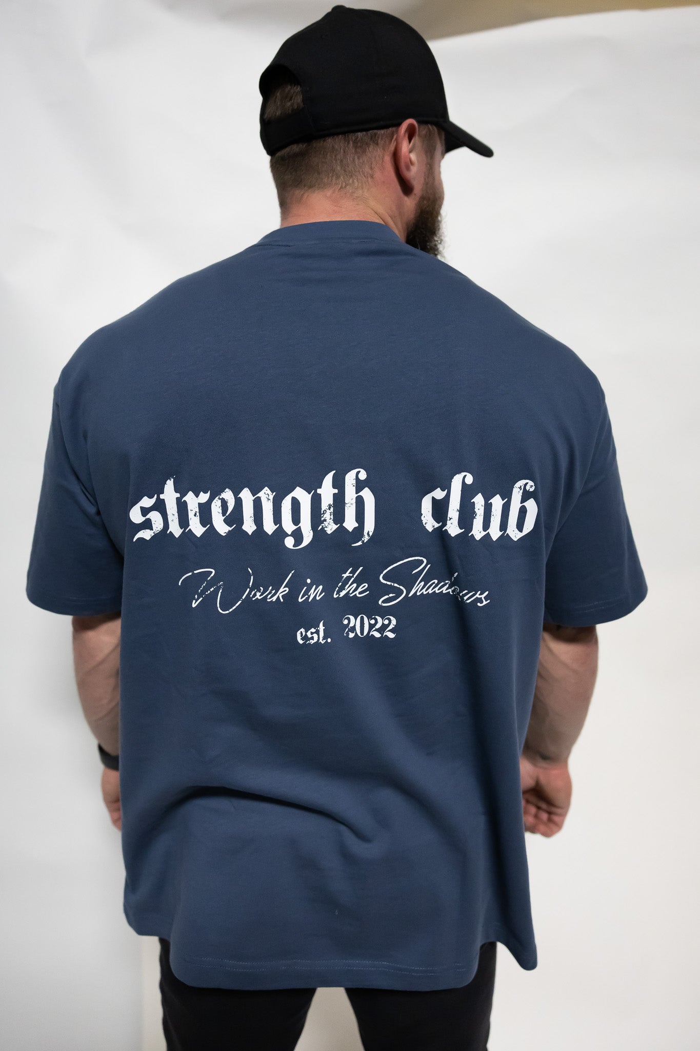 Strength Club Oversized Tee - Blue