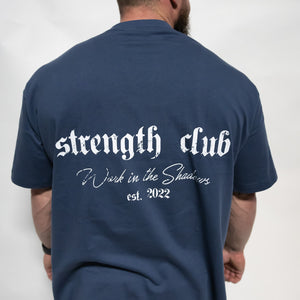 Strength Club Oversized Tee - Blue