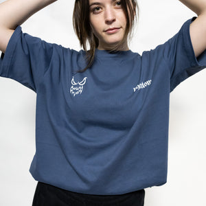 Strength Club Oversized Tee - Blue