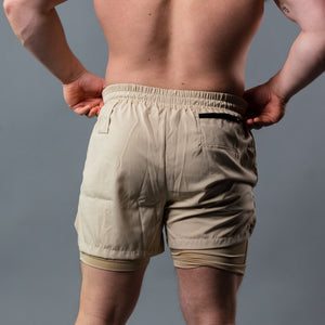 Ignite Compression Shorts - Sand